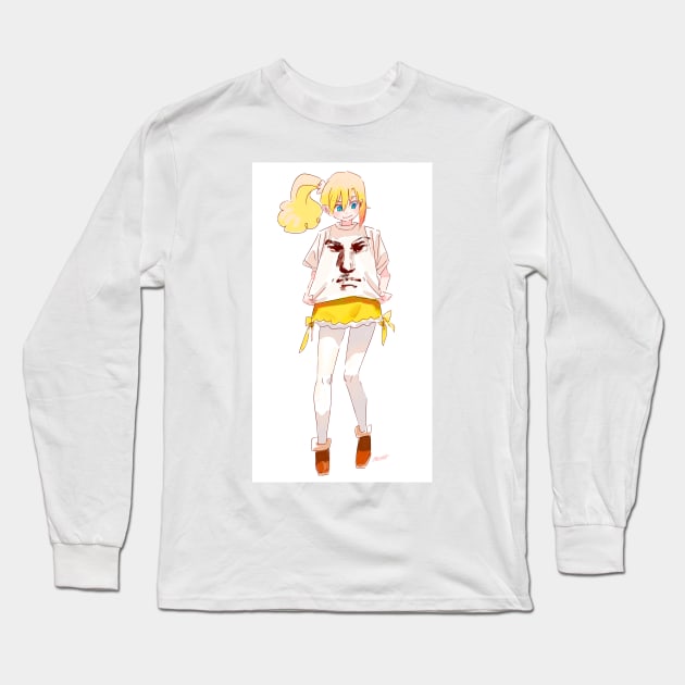 Weird T shirts Girl Long Sleeve T-Shirt by nagare017